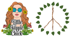 Little Hippie Chick CBD Logo